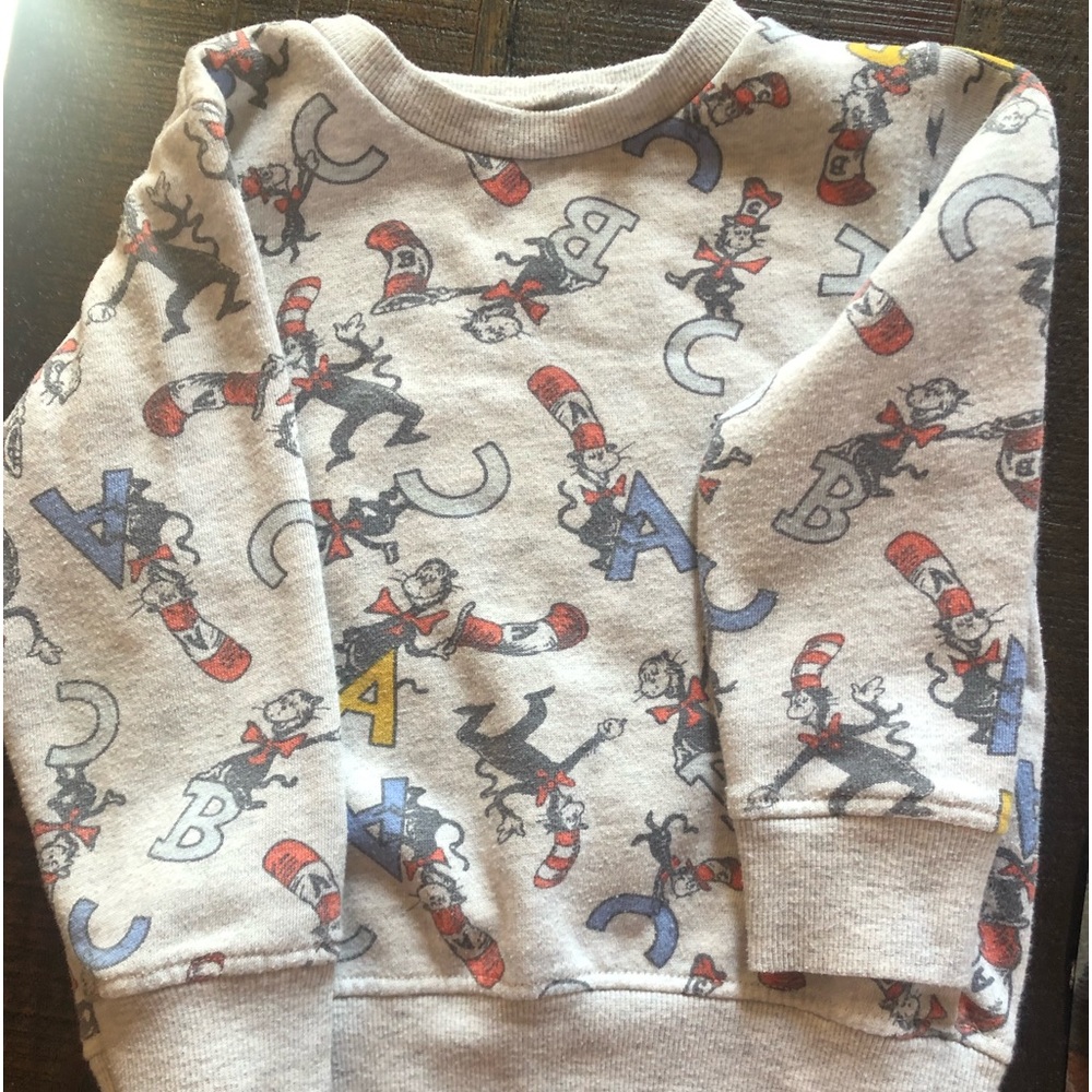 Dr Seuss sweatshirt, 3T